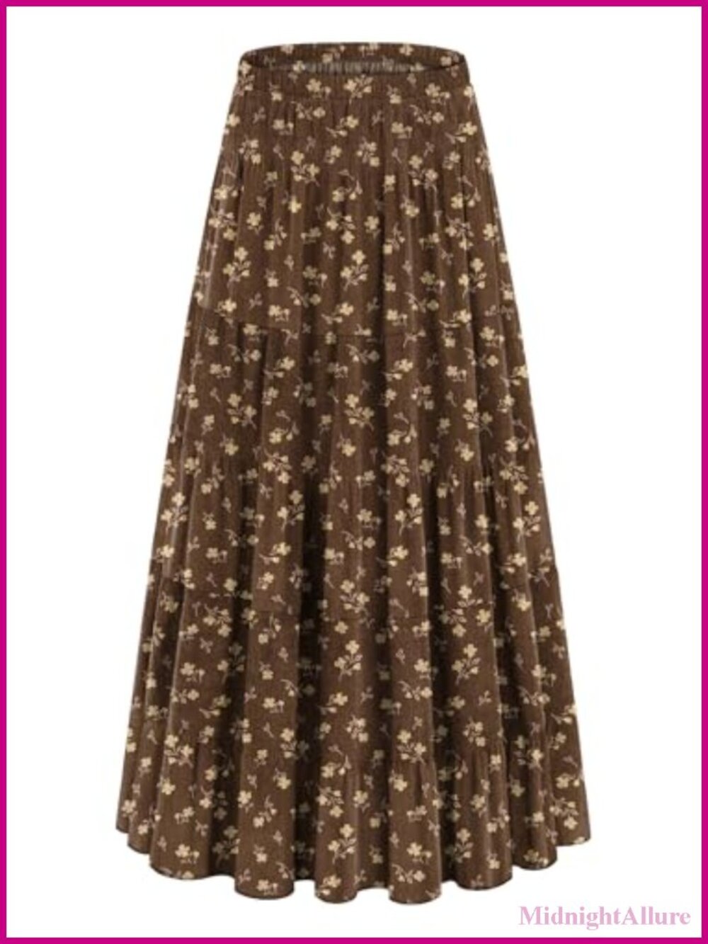 Maxi Skirt Women Western Midi Chiffon Flowy Boho Outfits XS-XXL